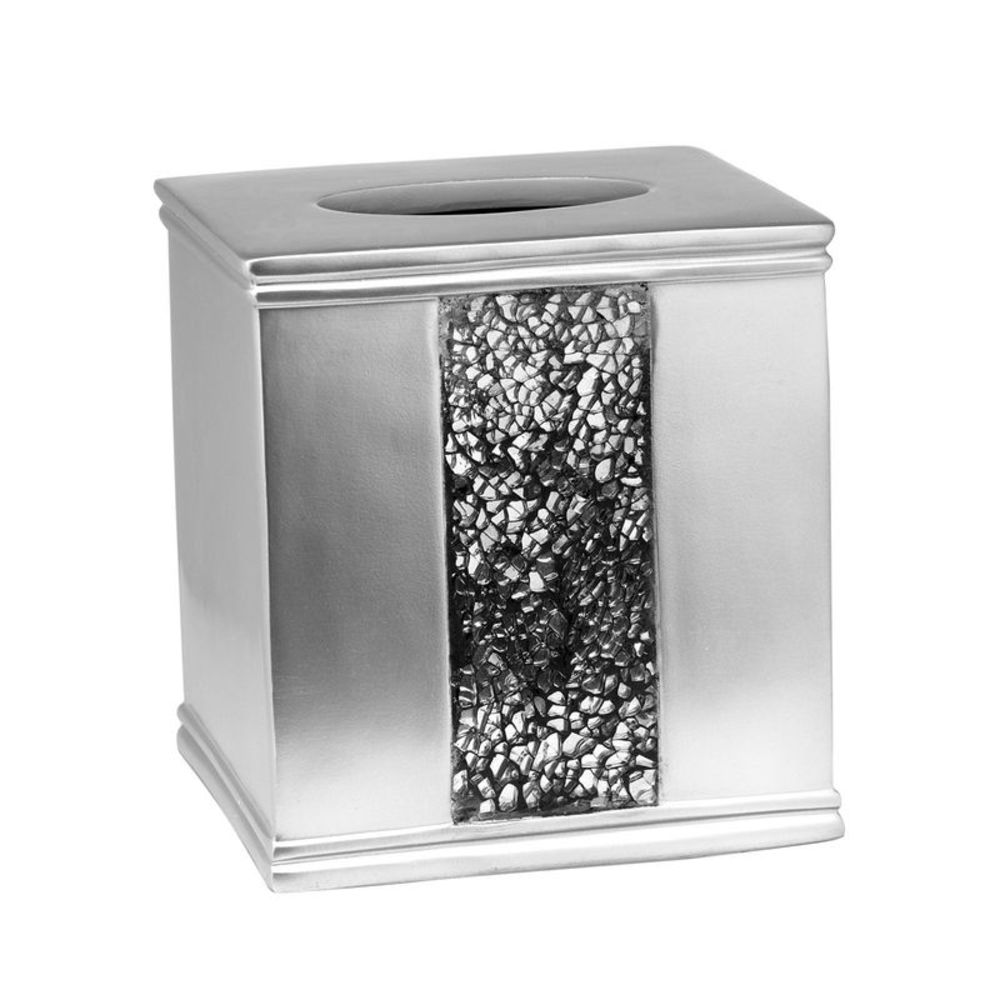 Popular Bath Sinatra Silver Bath Accessories International Shipping - Size